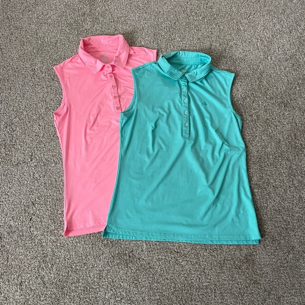 Two Mofiz Women’s Golf Tanks size Medium